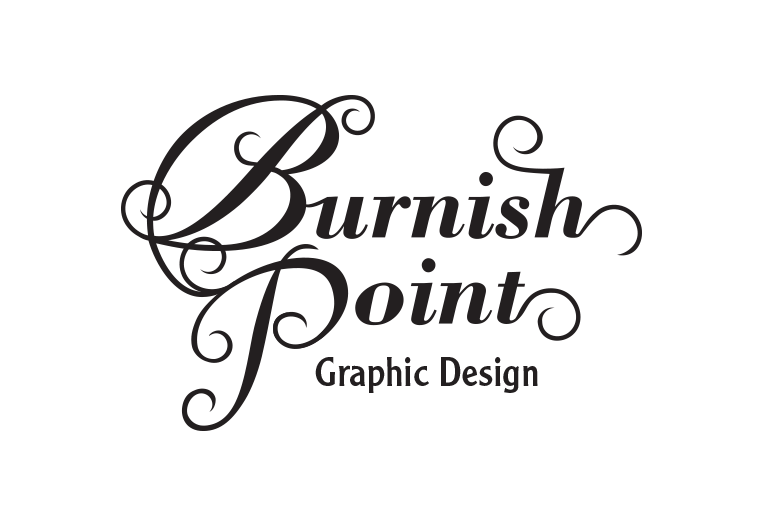 Burnish Point Graphic Design Logo Laura Foley