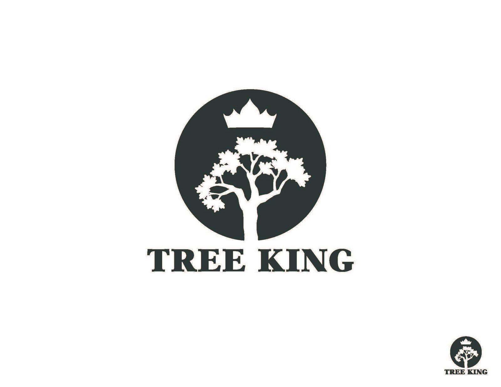 Burnish Point Graphic Design Logo Tree King