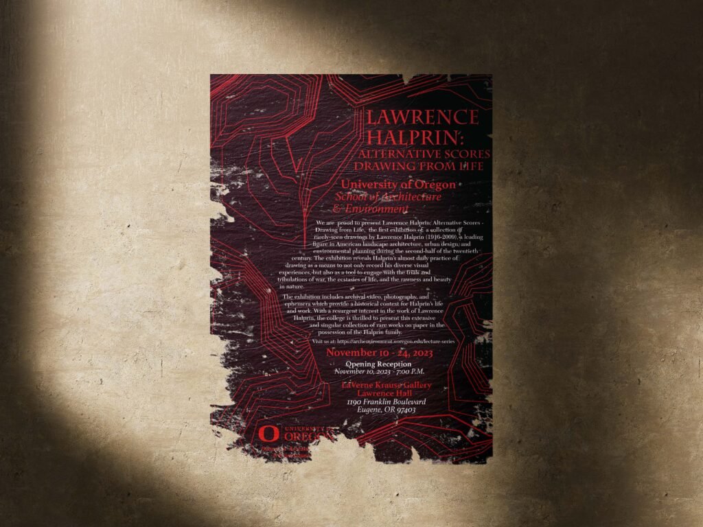 Burnish Point Graphic Design Laura Foley Poster Lawrence Halprin